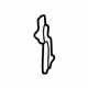 Hyundai 94366-39000 Plate-Warning Symbol,LH Hyundai 94366-39000 Plate-Warning Symbol,LH