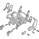 Hyundai 89130-GI000-NNB FRAME ASSY-RR SEAT CUSH,LH Hyundai 89130-GI000-NNB FRAME ASSY-RR SEAT CUSH,LH
