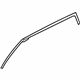 Hyundai 83150-B1001 Weatherstrip Assembly-Rear Door Upper LH Hyundai 83150-B1001 Weatherstrip Assembly-Rear Door Upper LH