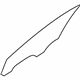 Hyundai 82411-3L010 Front Door Window Glass Left Hand