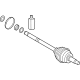Hyundai 495R1-I3000 JOINT & SHAFT KIT-WHEEL SIDE,R Hyundai 495R1-I3000 JOINT & SHAFT KIT-WHEEL SIDE,R
