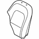 Hyundai 88360-3J000-R7D Front Driver Side Seat Back Covering Hyundai 88360-3J000-R7D Front Driver Side Seat Back Covering