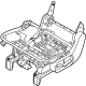 Hyundai 89130-PI000-NNB FRAME ASSY-RR SEAT CUSH,LH Hyundai 89130-PI000-NNB FRAME ASSY-RR SEAT CUSH,LH