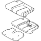 Hyundai 89100-PI210-RXF CUSHION ASSY-2ND SEAT,LH Hyundai 89100-PI210-RXF CUSHION ASSY-2ND SEAT,LH