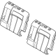Hyundai 89300-PI000-TYK Rear Seat Back Assembly Left Hand