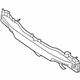 Hyundai 86631-3X600 Rear Bumper Rail Hyundai 86631-3X600 Rear Bumper Rail