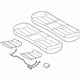 Hyundai 89100-F3000-YJA Rear Seat Cushion Assembly Hyundai 89100-F3000-YJA Rear Seat Cushion Assembly