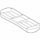 Hyundai 89150-F3000 Rear Seat Cushion Pad Assembly Hyundai 89150-F3000 Rear Seat Cushion Pad Assembly