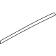 Hyundai 77512-BE000 BLACK TAPE-RR DR FRAME UPR,LH Hyundai 77512-BE000 BLACK TAPE-RR DR FRAME UPR,LH
