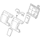 Hyundai 89400-KL520-UCY Rear Seat Back Assembly Right Hand