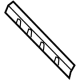 Hyundai 65979-K2000 REINF-RR Floor Side LH Hyundai 65979-K2000 REINF-RR Floor Side LH