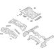 Hyundai 65500-K2100 Rear Floor Panel Complete