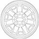Hyundai 52960-38700 Wheel Hub Cap Cover Hyundai 52960-38700 Wheel Hub Cap Cover