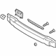 Hyundai 86530-3D000 Front Bumper Rail Assembly