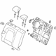 Hyundai 89400-K2030-XDA Rear Seat Back Assembly Right Hand