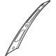 Hyundai 82250-L1000 GARNISH Assembly-Dr Frame LH Hyundai 82250-L1000 GARNISH Assembly-Dr Frame LH