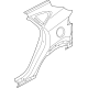 Hyundai 71503-CWC00 Quarter Outer Panel Assembly Left Hand