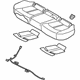 Hyundai 89100-C1080-SLG Rear Seat Cushion Assembly Hyundai 89100-C1080-SLG Rear Seat Cushion Assembly