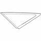 Hyundai 87820-3S110 Quarter Glass & Moulding Assembly