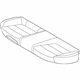 Hyundai 89100-J0010-PGC Rear Seat Cushion Assembly