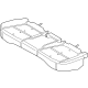 Hyundai 89150-BY000 Rear Seat Cushion Pad Assembly Hyundai 89150-BY000 Rear Seat Cushion Pad Assembly