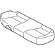 Hyundai 89100-2L500-JBM Rear Seat Cushion Assembly Hyundai 89100-2L500-JBM Rear Seat Cushion Assembly