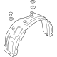 Hyundai 86811-BE010 Front Wheel Guard Assembly Left Hand