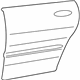 Hyundai 77111-26100 Rear Door Outer Panel Left Hand