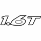 Hyundai 86319-C1500 1.6T Emblem Hyundai 86319-C1500 1.6T Emblem