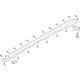 Hyundai 87752-BE000-CA Moulding Assembly Side Sill Right Hand