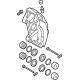 Hyundai 58180-D2A80 Brake Caliper Kit Left Hand Hyundai 58180-D2A80 Brake Caliper Kit Left Hand