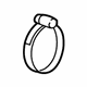Hyundai 14716-08300 Hose Clamp Hyundai 14716-08300 Hose Clamp