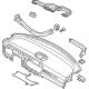 Hyundai 84701-GI000-NNB Main Crash Pad Assembly