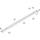 Hyundai 87751-D2000 Side Sill Moulding Assembly Left Hand Hyundai 87751-D2000 Side Sill Moulding Assembly Left Hand
