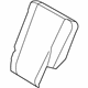 Hyundai 89370-2E010-DDJ Rear Seat Back Cover Left-Hand