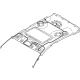 Hyundai 85410-D2501-NBD Headliner Assembly Hyundai 85410-D2501-NBD Headliner Assembly