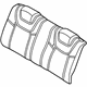 Hyundai 89350-2M000 Frame & Pad Assembly-Rear Seat Back Hyundai 89350-2M000 Frame & Pad Assembly-Rear Seat Back