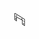 Hyundai 86642-D3100 Plate-Rear Bumper,RH Hyundai 86642-D3100 Plate-Rear Bumper,RH