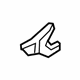 Hyundai 88280-2V000-RY Lever-Recliner,RH Hyundai 88280-2V000-RY Lever-Recliner,RH