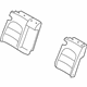 Hyundai 89470-3L331-A9Q 2nd Back Seat Cover Assembly Right Hyundai 89470-3L331-A9Q 2nd Back Seat Cover Assembly Right
