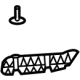 Hyundai 86551-AA000 Bracket Front Bumper Side,Left Hand Hyundai 86551-AA000 Bracket Front Bumper Side,Left Hand