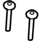 Hyundai 88780-L0000-NNB Headrest Guide Assembly Without Lever Hyundai 88780-L0000-NNB Headrest Guide Assembly Without Lever
