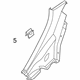 Hyundai 85890-1R000-9Y Rear Wheel House Trim Assembly Left Hand
