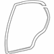 Hyundai 83140-25000 Rear Door Side Weatherstrip Assembly Right Hand