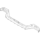 Hyundai 86631-CW000 Beam Rear Bumper