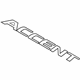Hyundai 86311-J0000 Accent Emblem Hyundai 86311-J0000 Accent Emblem
