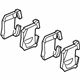 Hyundai 58302-J5A50 Rear Disc Brake Pad Kit Hyundai 58302-J5A50 Rear Disc Brake Pad Kit