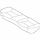 Hyundai 89160-3X000-PBK Rear Seat Cushion Cover Hyundai 89160-3X000-PBK Rear Seat Cushion Cover