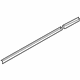 Hyundai 83241-D2000 Rear Door Belt Weatherstrip Inside Right Hand