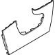 Hyundai 84614-PI000-NNB Console Side Cover Left Hand Hyundai 84614-PI000-NNB Console Side Cover Left Hand